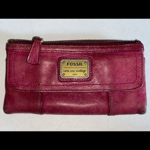 Fossil Long Live Vintage 1954 wallet fuchsia